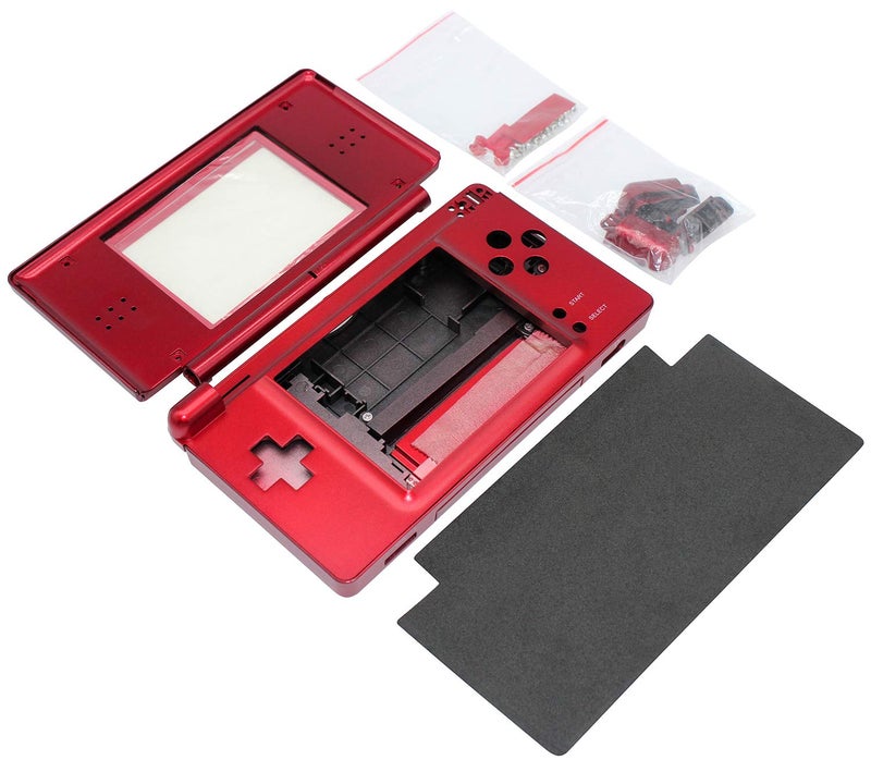 OSTENT Full Repair Parts Replacement Housing Shell Case Kit for Nintendo DS Lite NDSL Color Red - Image 3